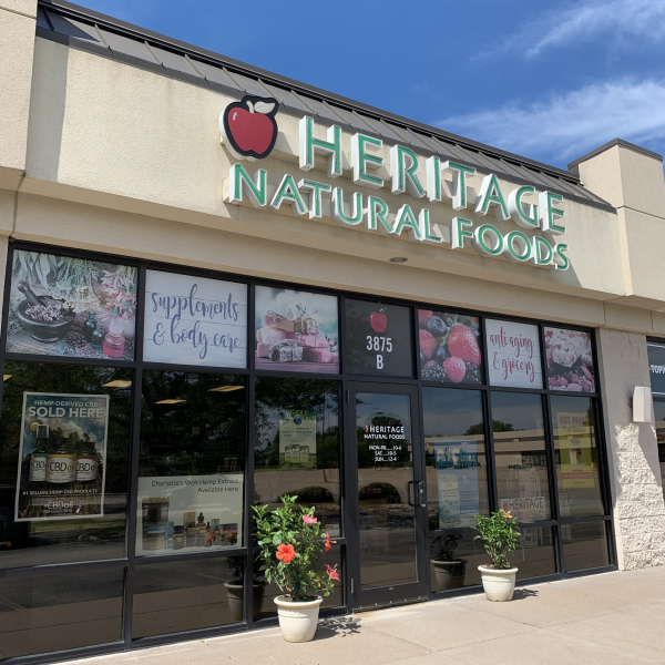 Heritage Natural Foods Davenport storefront